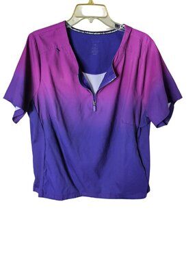 Womens Koi Multicolor Pullover 100% Polyester Nursing Scrubs